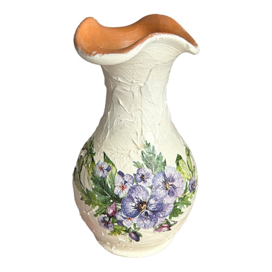 Vază decorativă din ceramica - Eleganța Violetelor